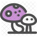 Mushrooms Season Forest Icon