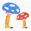 Button Mushrooms Mushrooms Toadstools Icon