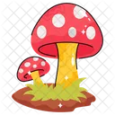 Fungi Brown Nature Icon