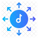 Music Viral Share Icon