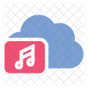 Music Cloud Multimedia Icon