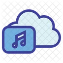 Music Cloud Multimedia Icon