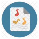 Music Melody Document Icon