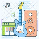 Music Musical Instrument Electric Guitar Icon
