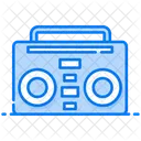 Music Tape Recorder Wireless Transmission Icon