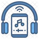 Music Streaming Headphone Icon