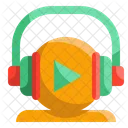 Music Player Headphones Icon