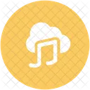 Music Note Cloud Icon