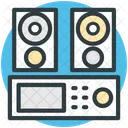 Music System Sound Icon