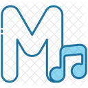 Music Alphabet Shape And Symbol Icon