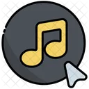 Music Button Click Icon