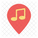 Music Location Pin 아이콘