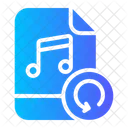 Music Data Transfer Electronics Icon
