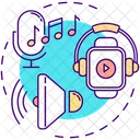 Podcast Audio Music Icon
