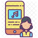 Iuser Mobile Music Application Mobile Music アイコン