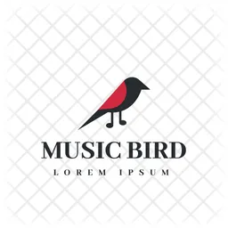 Music Bird Logo Icon