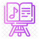 Music Book Concert Musical Note Icon