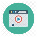 Browser Video Player Icon