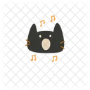 Music Cat Emoji Emoji Face Icon