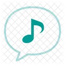 Music Chat Music Message Speech Bubble Icon