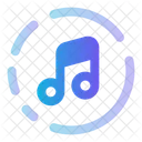 Music circle  Icon
