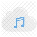 Music Cloud Cloud Data Cloud Icon