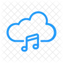 Music Cloud Cloud Online Music Icon