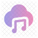Music Cloud Storage Audio Icon