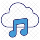 Music Cloud Cloud Online Music Icon