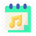 Music Day Music Date Icon