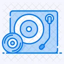 Music Disc Turntable Music Player Icon