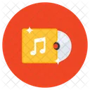 Music Disc Compact Disc Data Storage Icon