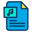 Document Music Music File Icon