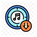 Music Downloading  Icon