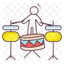 Rattle Drum Drum Musical Instrument Icon