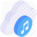 Music Cloud Play Icon