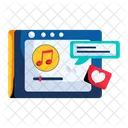 Music Feedback Music Review Online Music Icon