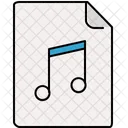 Music Document File Icon