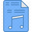 Music File Document File Format Icon