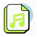 Music File Music Document Audio File Icon