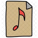 Music File Music Page Mp 3 Music Document Icon