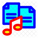 Music File Music Data Music Information Icon