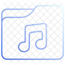 音楽フォルダ、フォルダ、音楽 アイコン