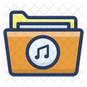 Music Folder File Data Folder Icon