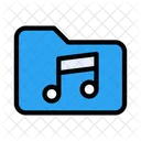 Folder Files Music Icon