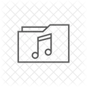 Music Folder Marketing Business Icon