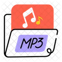 Music Folder Music Storage Music File Icon