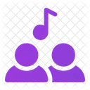 Music Group Group Musical Note Icon