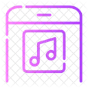 Music Multimedia Mobile App Icon