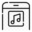 Music Multimedia Mobile App Icon